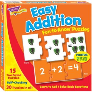 Trend Easy Addition Fun-to-Know Puzzles (T36013)