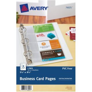 Avery Business Card Pages (76025)