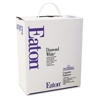 Southworth Continuous Feed Computer Paper, 1-Part, 20 lb Bond Weight, 9.5 x 11, White, 1, 000/Carton (3552010)