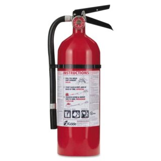 Kidde Pro 210 Fire Extinguisher, 2-A, 10-B:C, 4 lb (21005779)