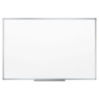 Mead Dry Erase Board with Aluminum Frame, 36 x 24, Melamine White Surface, Silver Aluminum Frame (85356)