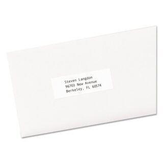 Avery Copier Mailing Labels, Copiers, 1 x 2.81, White, 33/Sheet, 500 Sheets/Box (5334)