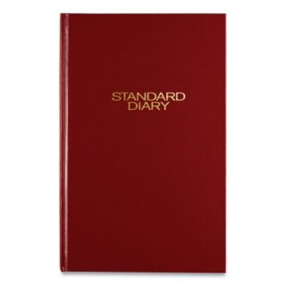 AT-A-GLANCE Standard Diary Daily Diary, 2023 Edition, Wide/Legal Rule, Red Cover, 12 x 7.75, 200 Sheets (SD37613)