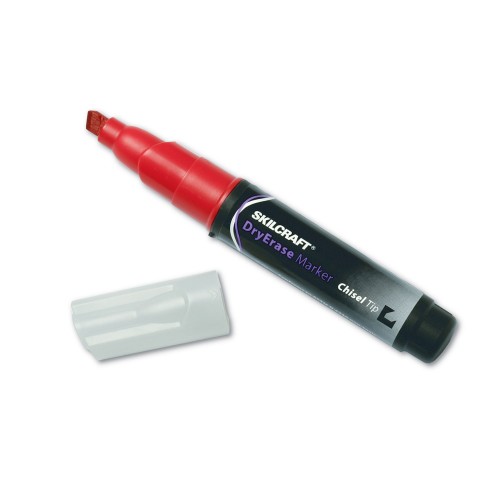 Kleenslate KleenSlate 079564 Large Dry Erase Marker Set; Bullet; Chisel  Tip; Set Of 4 79564