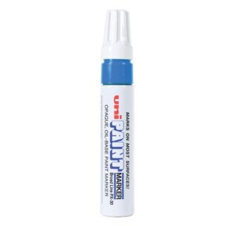 uni Paint Permanent Marker, Broad Chisel Tip, Blue (63733)