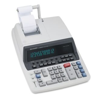 Sharp QS-2770H Two-Color Ribbon Printing Calculator, Black/Red Print, 4.8 Lines/Sec